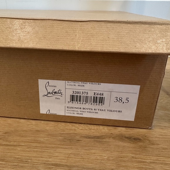 NWB Cristian Louboutin Eleonor boots Flint color size 38.5 - Picture 5 of 7